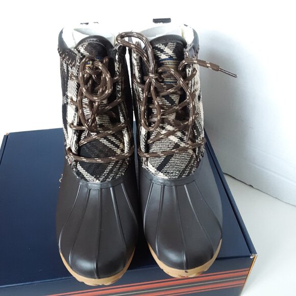 Pendleton Women's Winter Duck Boot size 6M Plaid Shoes - Picture 8 of 11